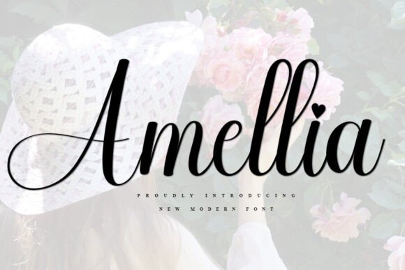 Amellia: A Typeface Balancing Freshness and Elegance