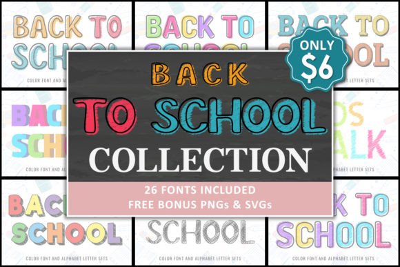 Back to School Collection: A Playful Font for Creative Projects