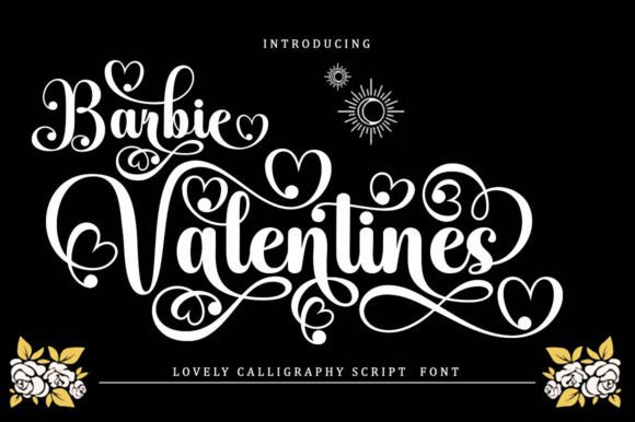 Barbie Valentines: A Script Font for Elegant Design Projects