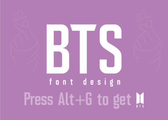 BTS Font: Casual Elegance for Modern Design Projects