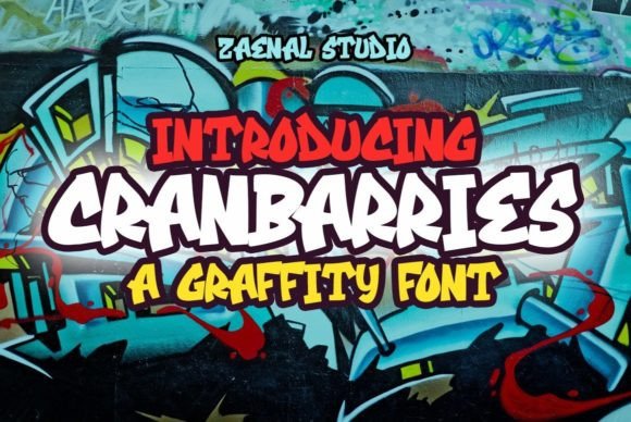 Cranbarries: The Graffiti Font That Brings Playful Urban Edge
