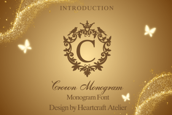 Crown Monogram: Crafting a Visual Legacy in Every Letter