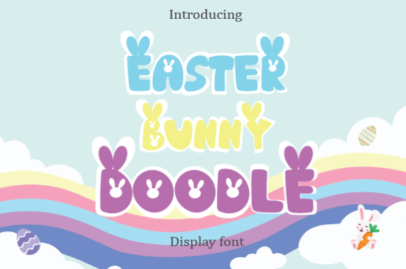 Easter Bunny Doodle: A Font That Hops Off the Page