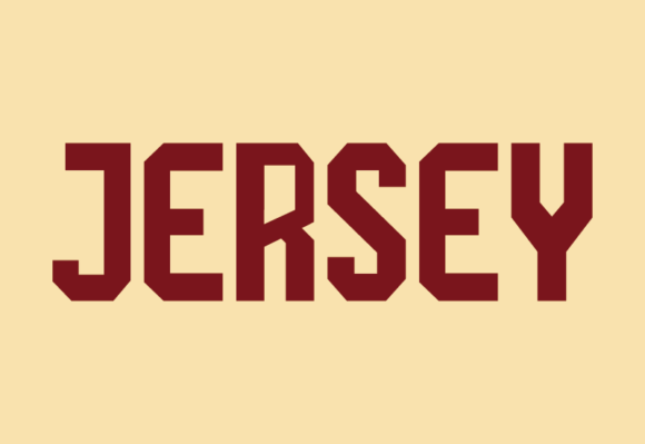 Jersey Font: The Bold Typeface for Sports & Beyond