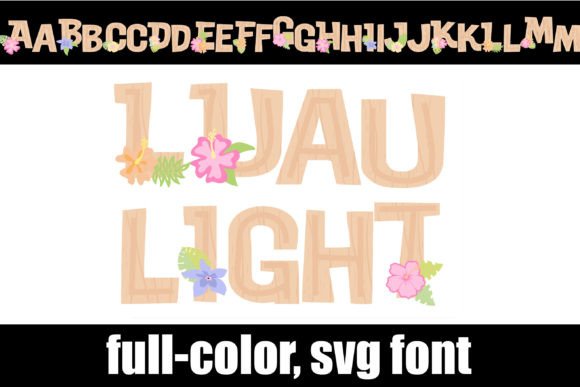 Luau Light: A Tropical Typeface for Bold Branding