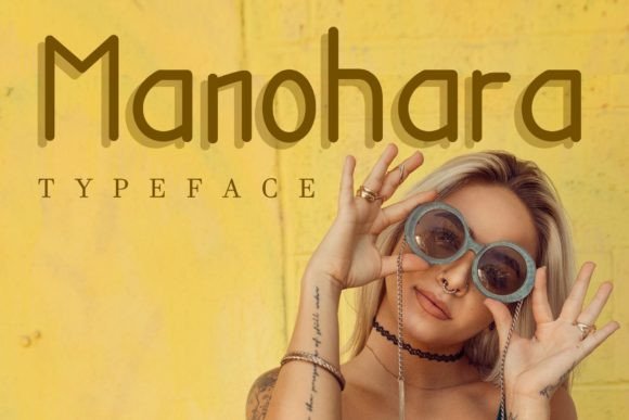 Manohara: A Playful Handwritten Font for Modern Projects