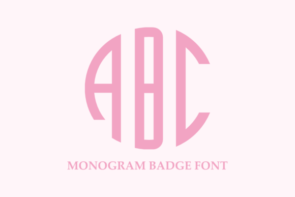 Monogram Badge: Crafting Identity with a Bold Display Typeface