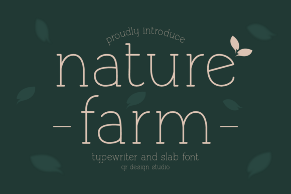 Naturefarm Font: Rustic Charm for Authentic Brands