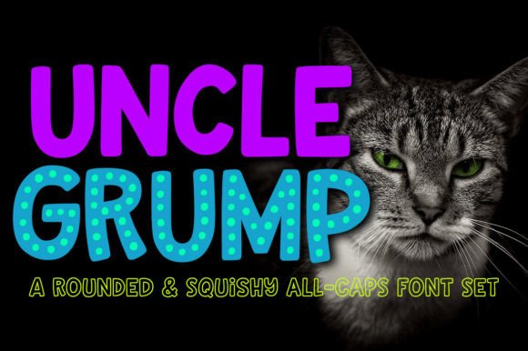 Uncle Grump: A Bold, Hand-Drawn Font for Fun Projects
