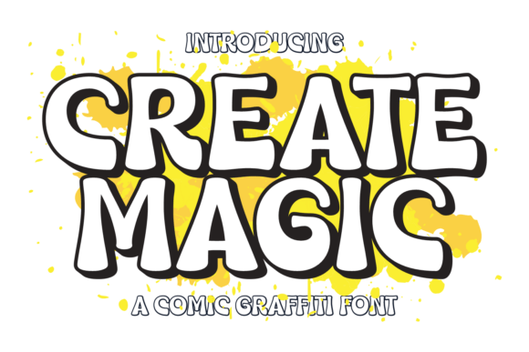 Unleash Your Creative Edge with the Create Magic Typeface