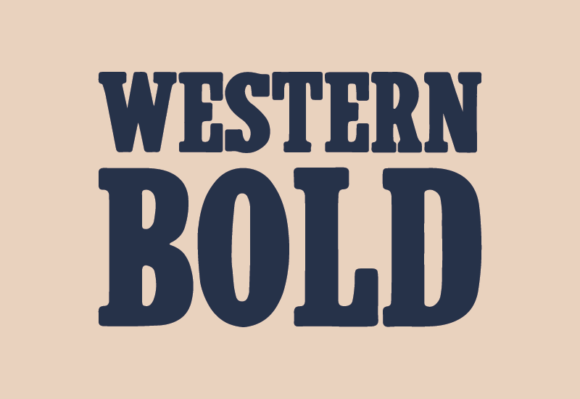 Western Bold: A Clean Serif for Modern Retro Branding
